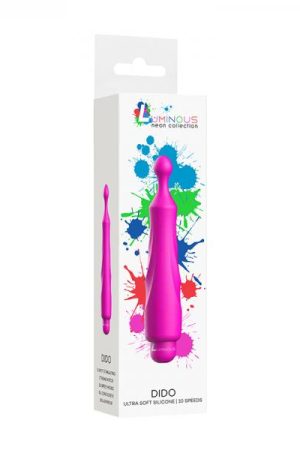 Luminous Dido Abs Bullet With Silicone Sleeve 10 Speeds Fuchsia