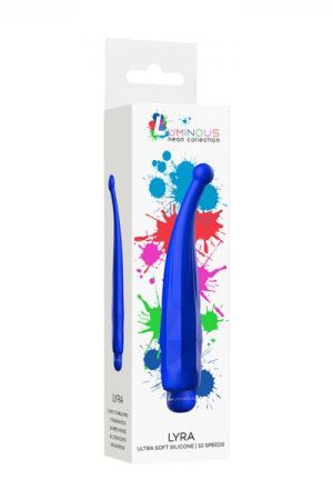 Luminous Lyra Abs Bullet With Silicone Sleeve 10 Speeds Royal Blue