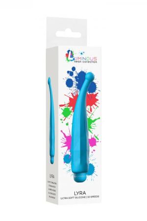 Luminous Lyra Abs Bullet With Silicone Sleeve 10 Speeds Turquoise