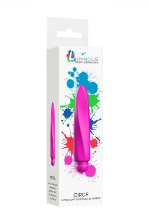 Luminous Myra Abs Bullet With Silicone Sleeve 10 Speeds Fuchsia