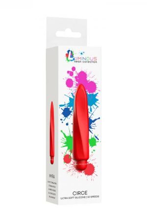 Luminous Myra Abs Bullet With Silicone Sleeve 10 Speeds Red