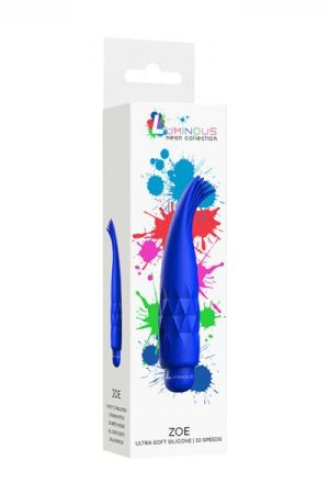 Luminous Zoe Abs Bullet With Silicone Sleeve 10 Speeds Royal Blue