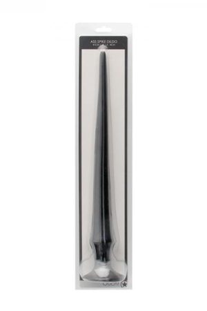 Ouch! Ass Spike Dildo 16.5 In. Black