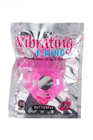 Powerbullet Vibrating Cockring Butterfly Pink