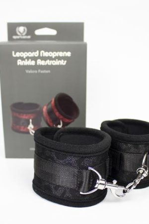 Spartacus Ankle Restraints Neoprene Black