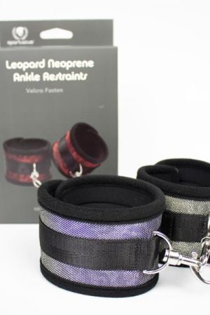 Spartacus Ankle Restraints Neoprene Silver