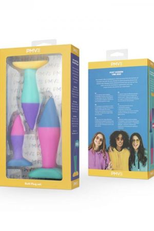 PMV20 Koda 3-piece Butt Plug Set Multicolor
