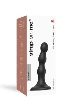 Strap-on-me Dildo Plug Balls S Black