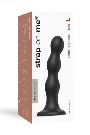 Strap-on-me Dildo Plug Balls L Black