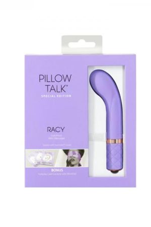 Pillow Talk Special Edition Racy Mini Massager With Swarovski Crystal Purple