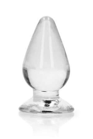 Realrock Crystal Clear 3.5 In. Anal Plug Clear