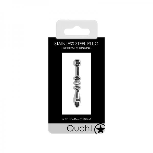 Ouch! Urethral Sounding - Metal Plug - 10 Mm