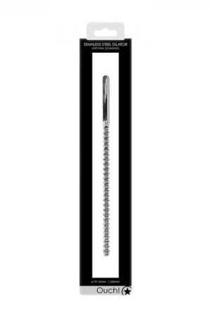Ouch! Urethral Sounding - Metal Dilator - Beaded - 10 Mm