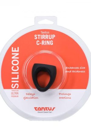 Tantus Stirrup C-ring - Onyx