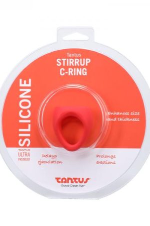 Tantus Stirrup C-ring - Crimson