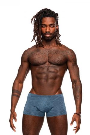 Male Power Inter-mingle Mini Short Blue S