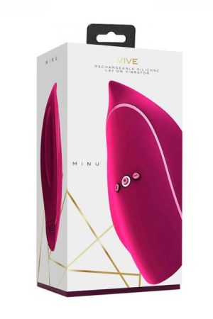 Vive Minu Rechargeable Silicone Lay On Vibrator Pink