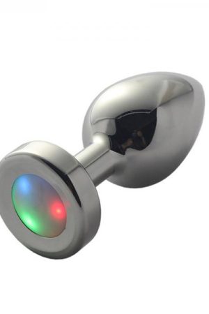 Ple'sur 3-setting Led Light-up Metal Anal Plug Small
