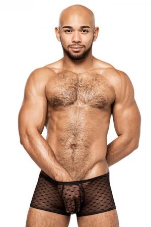 Male Power Heart Breaker Mini Short Black M