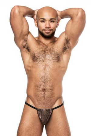 Male Power Round About Posing Strap Copper O/s