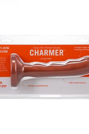 Tantus Charmer 8 In. G-spot Dildo Firm Copper