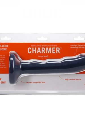 Tantus Charmer 8 In. G-spot Dildo Sapphire