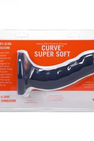 Tantus Curve 6.5 In. Dildo Medium-firm Sapphire