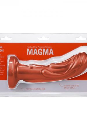 Tantus Magma 7 In. Fantasy Dildo Medium-firm Copper