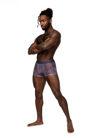Male Power Sheer Prints Seamless Sheer Short Spatter S