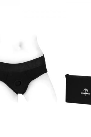 Spareparts Tomboi Rayon Briefs Harness Black Size 4xl