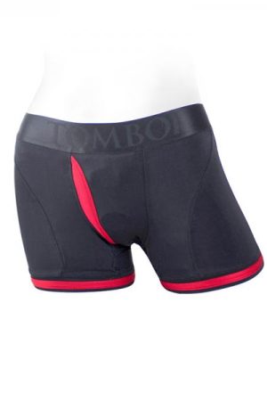 Spareparts Tomboii Nylon Boxer Briefs Harness Black/red Size S