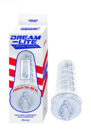 Dream-lite Crystal Vagina Masturbator Clear