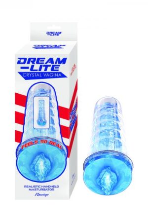 Dream-lite Crystal Vagina Masturbator Blue