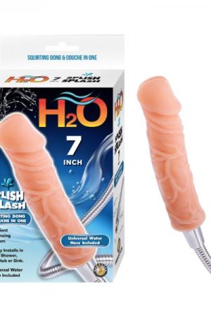 H20 Splish Splash 7 In. Dildo Douche Beige