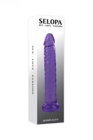 Selopa Slimplicity 6 In. Jelly Dong Purple
