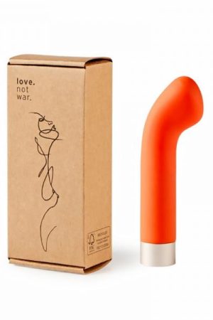 Love Not War Liebe Head Orange