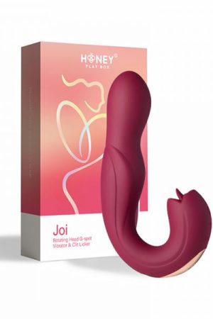 Joi Rotating Head G-spot Vibrator And Clit Licker Maroon