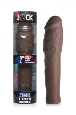 Jock Extra Thick Penis Extension Sleeve 2in Dark