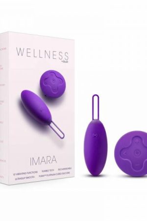 Wellness Imara Vibrating Egg With Remote Purple
