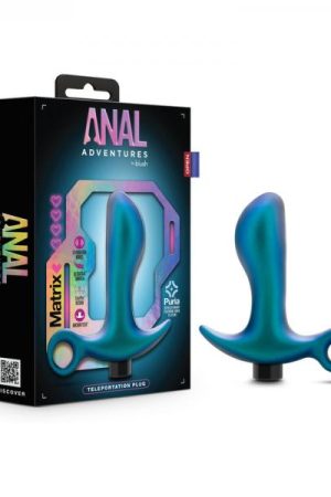 Anal Adventures Matrix Teleportation Plug Lunar Blue