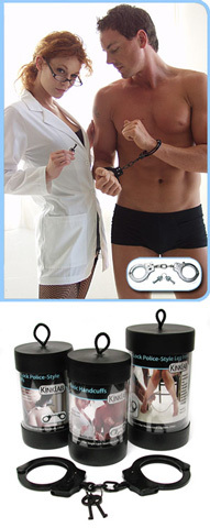 KinkLab Basic Handcuffs Silver