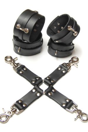 Kinklab Leather Hog Tie Kit Black