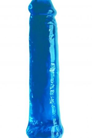 8" Jelly Dong Case Of 6 Blue