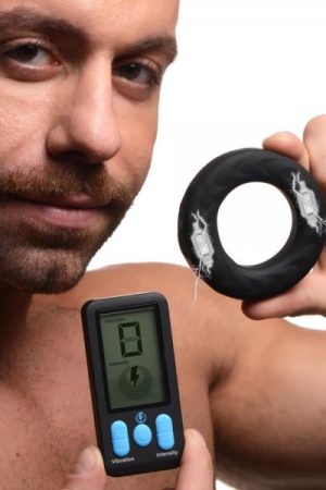 E-stim Pro Silicone Vibrating Cock Ring - Small