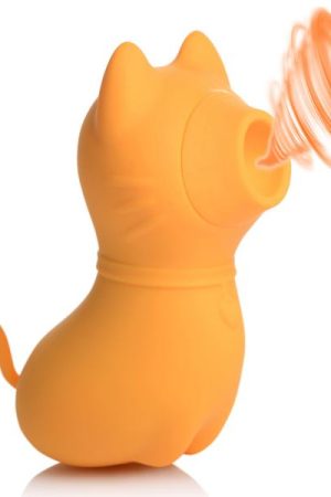 Sucky Kitty Silicone Clitoral Stimulator - Orange