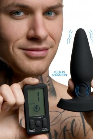 25x Pulsing And Vibrating Silicone Plug With Remote