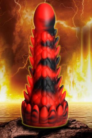Demon Rising Scaly Dragon Silicone Dildo