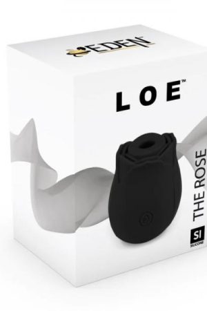 Loe The Rose Premium Suction Stimulator Black