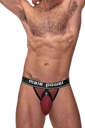 Cock Pit Cock Ring Jock Burgundy L/xl