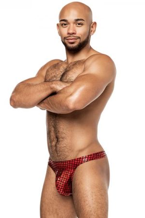 Disco Desire Bong Thong Red L/xl